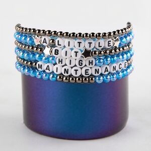 🛍3 For $18🛍 Tillys Water Bottle Boot And Bracelet Set